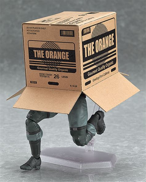 metal gear solid snake sitting in box|snake in a box.